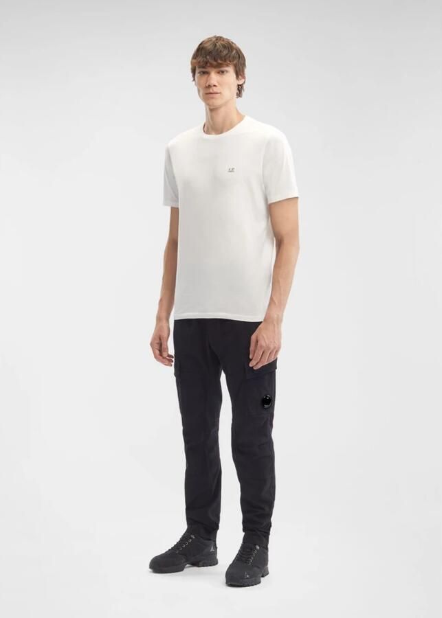 C.P. Company Satin Stretch Cargo Broek Ergonomische Pasvorm Black Heren - Foto 4