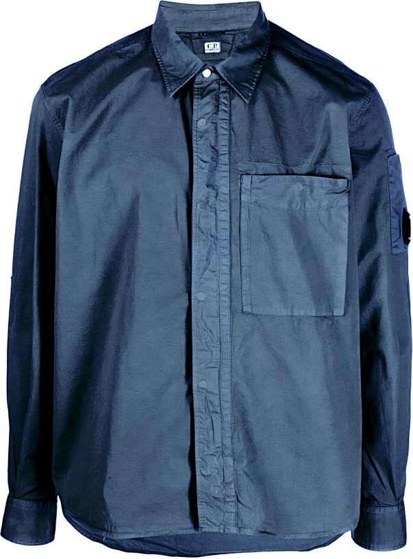 C.P. Company Stijlvolle Shirt voor Mannen Blue Heren