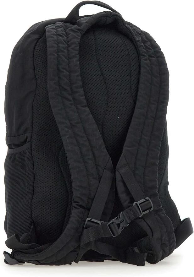 C.P. Company Zwarte rugzak met handtekeningbrildetail Black Heren - Foto 4