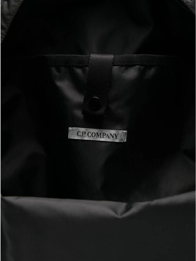 C.P. Company Zwarte rugzak met handtekeningbrildetail Black Heren - Foto 3
