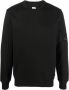 C.P. Company Diagonaal Verhoogd Fleece Sweatshirt Zwart Heren - Thumbnail 1