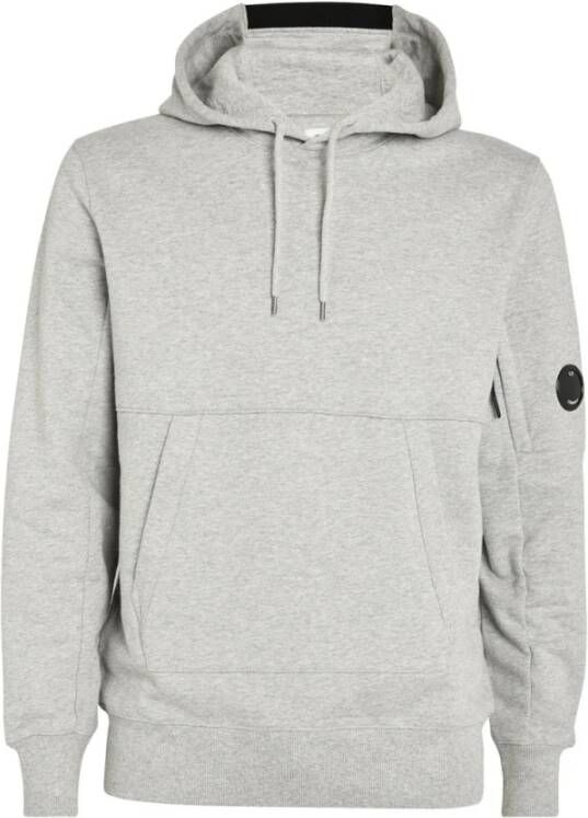 C.P. Company Diagonaal verhoogde pullover hoodie Grijs Heren