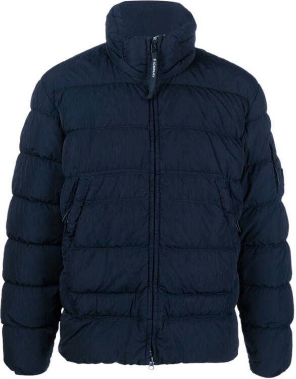 C.P. Company Heren Eco-Chrome Down-Feather Blauw Blue Heren