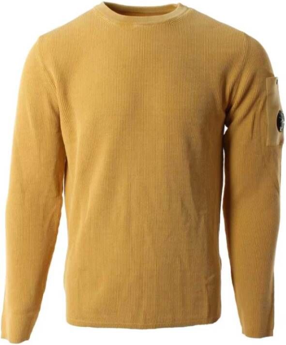 C.P. Company Gele Katoenen Trainingsweater voor Heren Yellow Heren