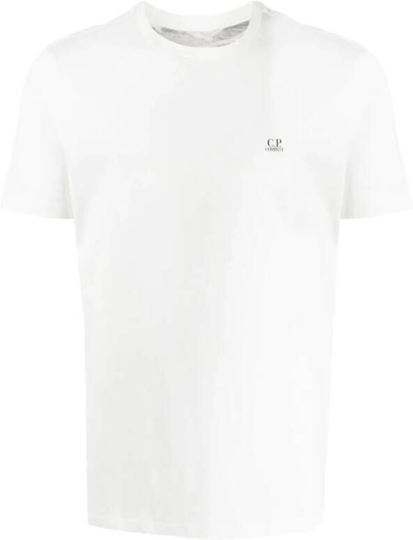 C.P. Company Goggle Print T-Shirt White Heren