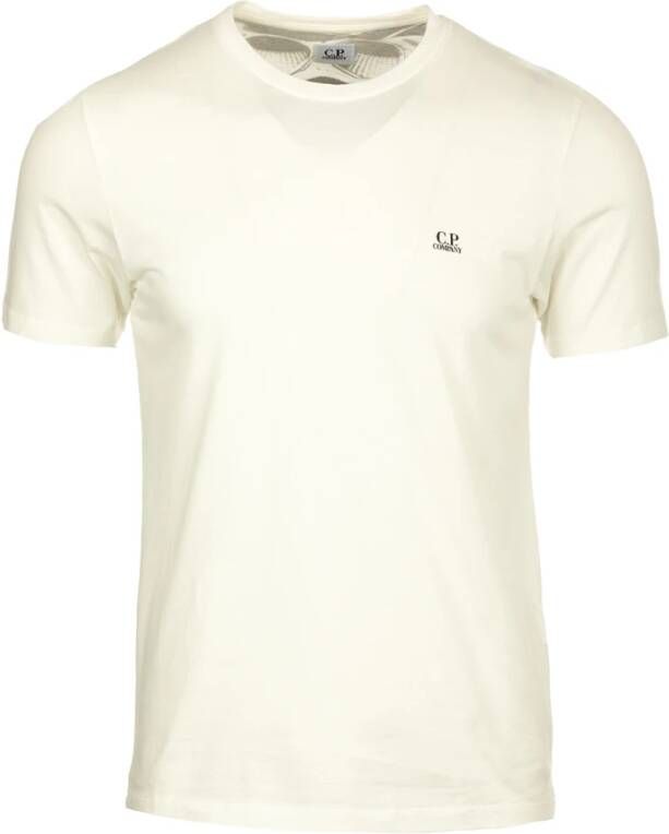 C.P. Company Goggles Grafisch Wit T-shirt White Heren