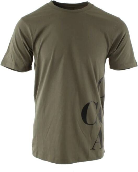 C.P. Company Groen Katoenen T-Shirt voor Heren Groen Heren