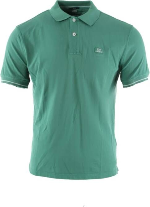 C.P. Company Groen Polo Shirt met Uniek Design Groen Heren