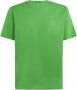 C.P. Company Groene T-shirt 70 2 Lichtgewicht Katoen Logo Slim Fit Green Heren - Thumbnail 1