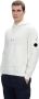 C.P. Company Witte Hoodie met Logo Patch Heren Sweatshirt White Heren - Thumbnail 4