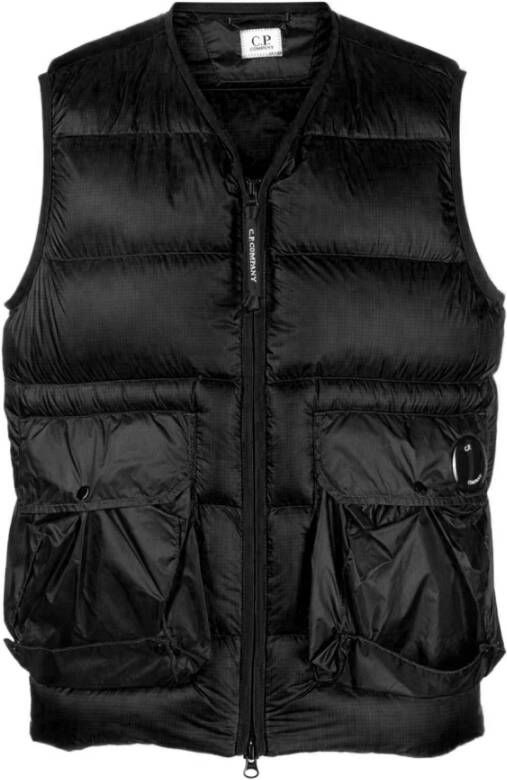 C.P. Company Gewatteerd vest in D.D.Shell Black Heren