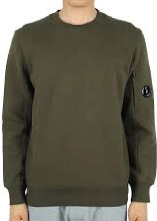 C.P. Company Diagonaal Relief Crew Neck Sweatshirt XL Green Heren