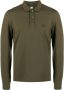 C.P. Company Slim Fit Polo Shirt met Lange Mouwen Groen Heren - Thumbnail 2