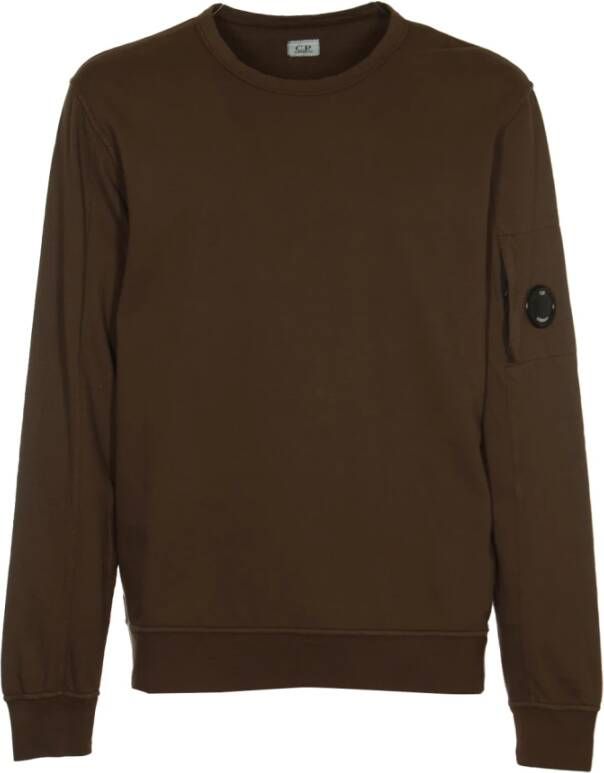 C.P. Company Licht Fleece Sweatshirt 5 Bruin Heren