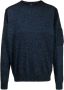 C.P. Company Lichtblauwe Sweaters met Moulinée Design Blauw Heren - Thumbnail 1