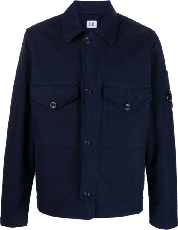 C.P. Company Lichte jas voor heren Blauw Heren