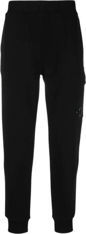 C.P. Company Zwarte Cargo Sweatpants voor een Casual en Stijlvolle Look Black Heren