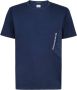 C.P. Company Mercerized Jersey Zak T-shirt voor Heren Blauw Heren - Thumbnail 1