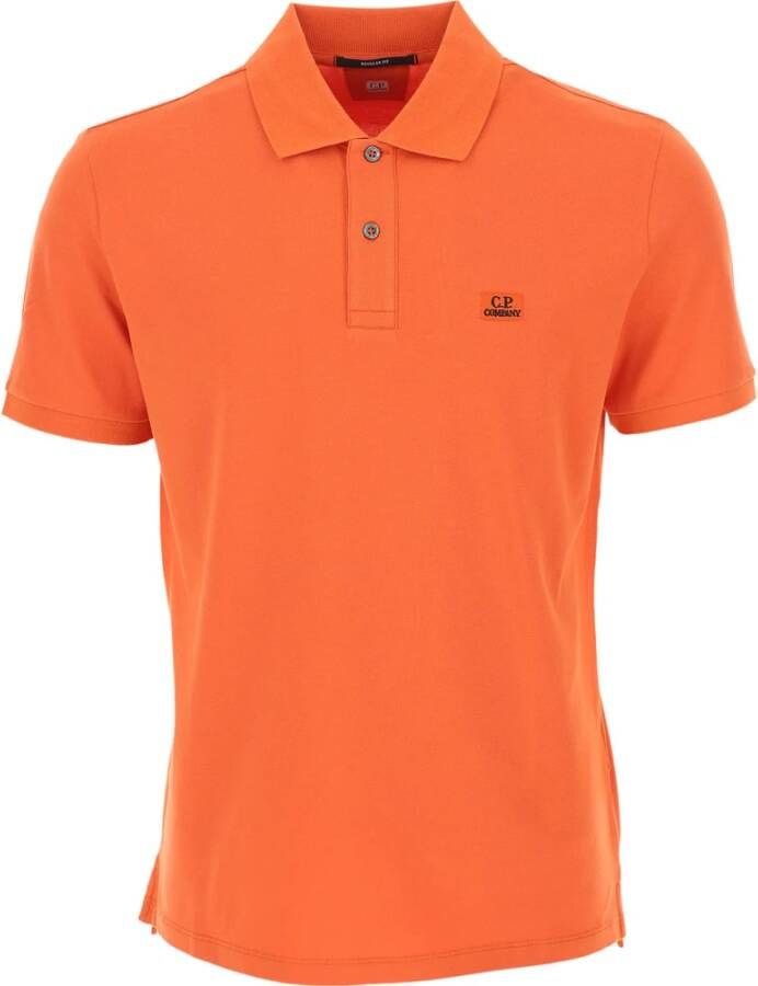 C.P. Company Oranje Polo Shirt Oranje Heren