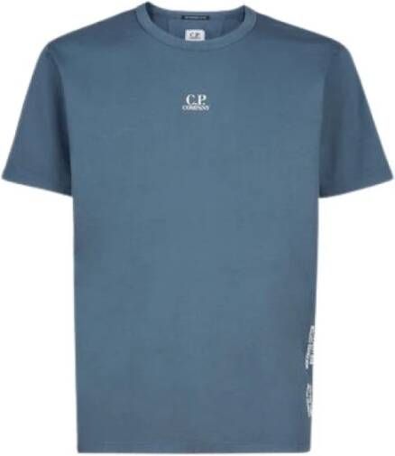 C.P. Company Orion Blue Korte Mouw T-shirt Heren Blauw Heren