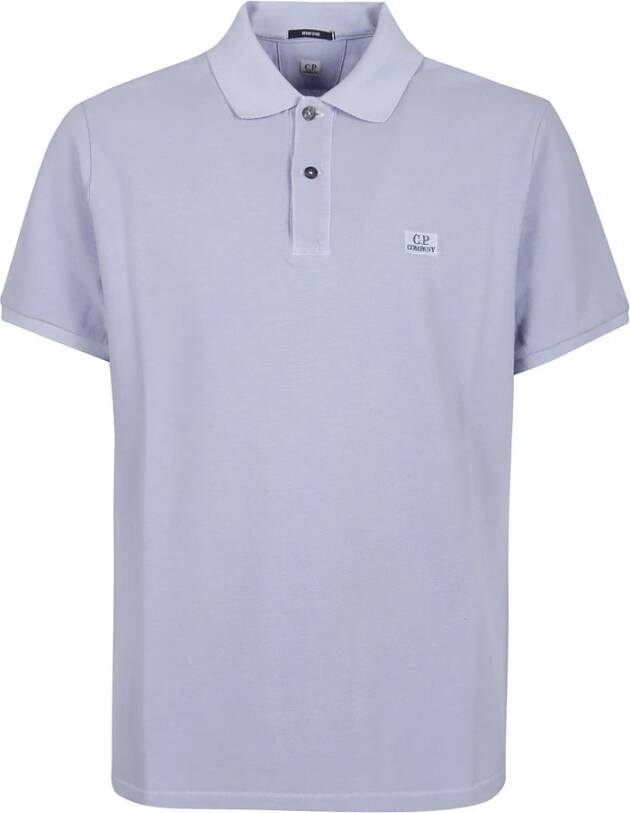 C.P. Company Klassieke Polo Shirt voor Heren Blauw Heren
