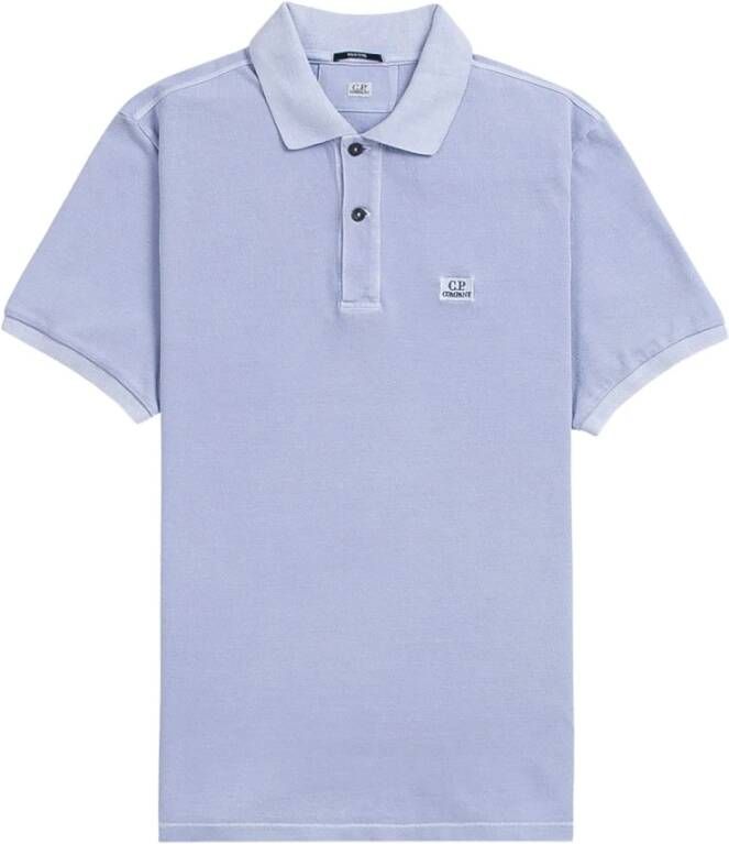 C.P. Company Klassieke Polo Shirt voor Heren Blauw Heren