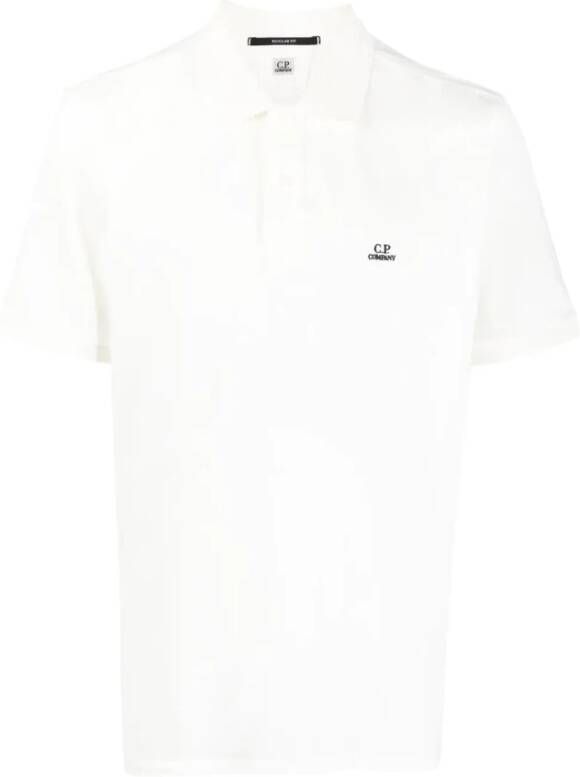 C.P. Company Polo Shirt Verhoog je dagelijkse stijl White Heren