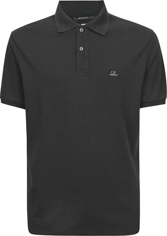 C.P. Company Polo Shirt Verhoog je dagelijkse stijl Black Heren