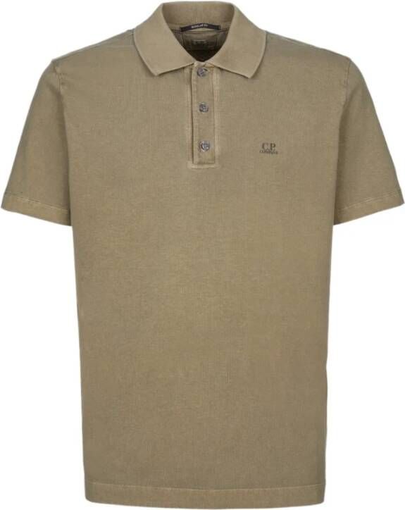 C.P. Company Polo Shirts Groen Heren
