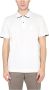 C.P. Company Polo With Logo Patch White Heren - Thumbnail 1