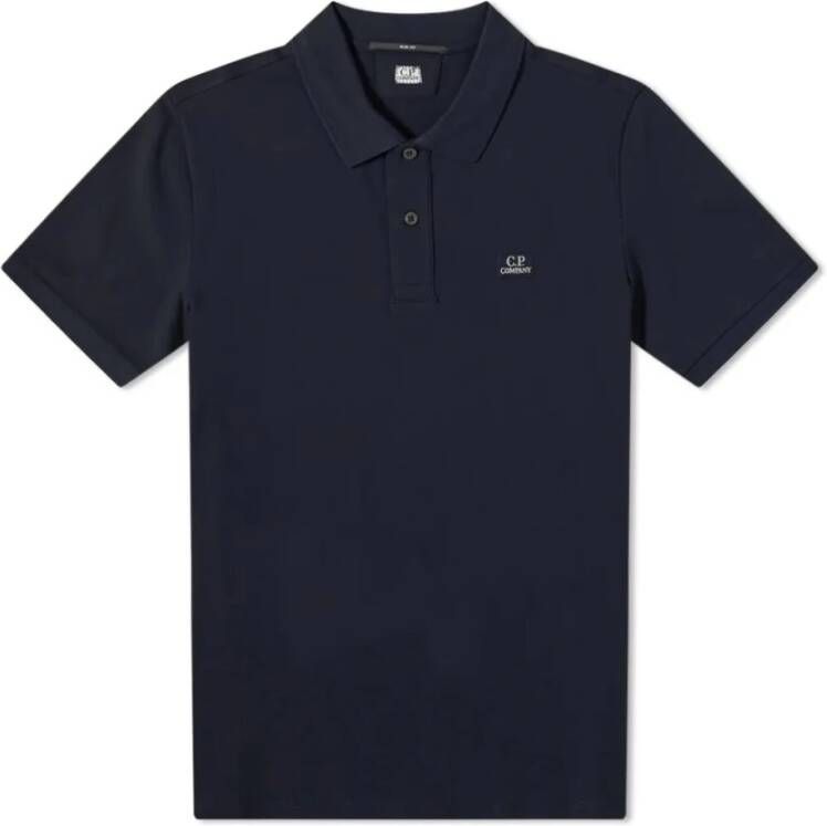 C.P. Company Italiaanse Stijl Polo Shirt Blue Heren