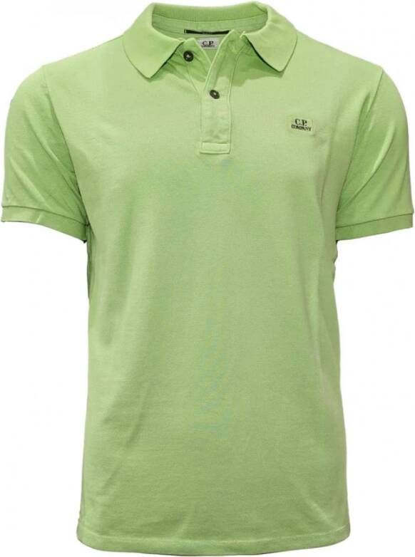 C.P. Company Stijlvolle Polo Shirt Green Heren