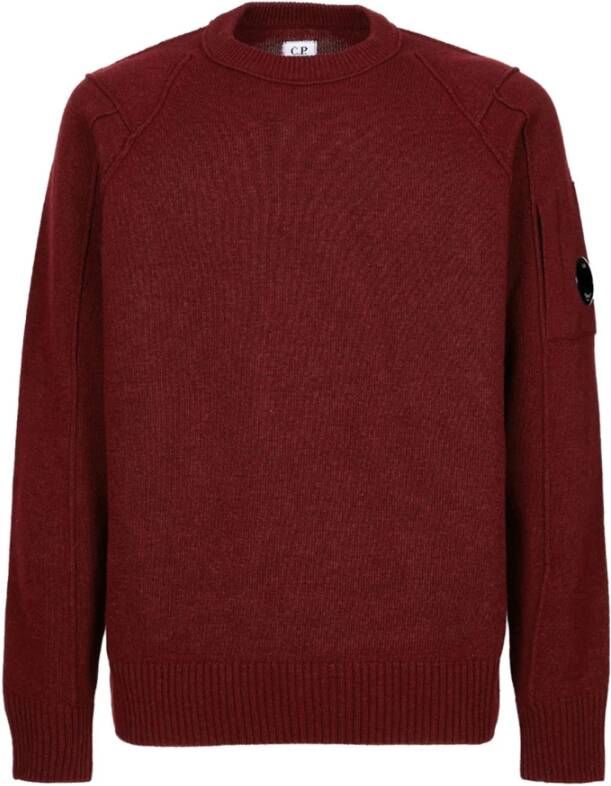 C.P. Company Round-neck Knitwear Rood Heren