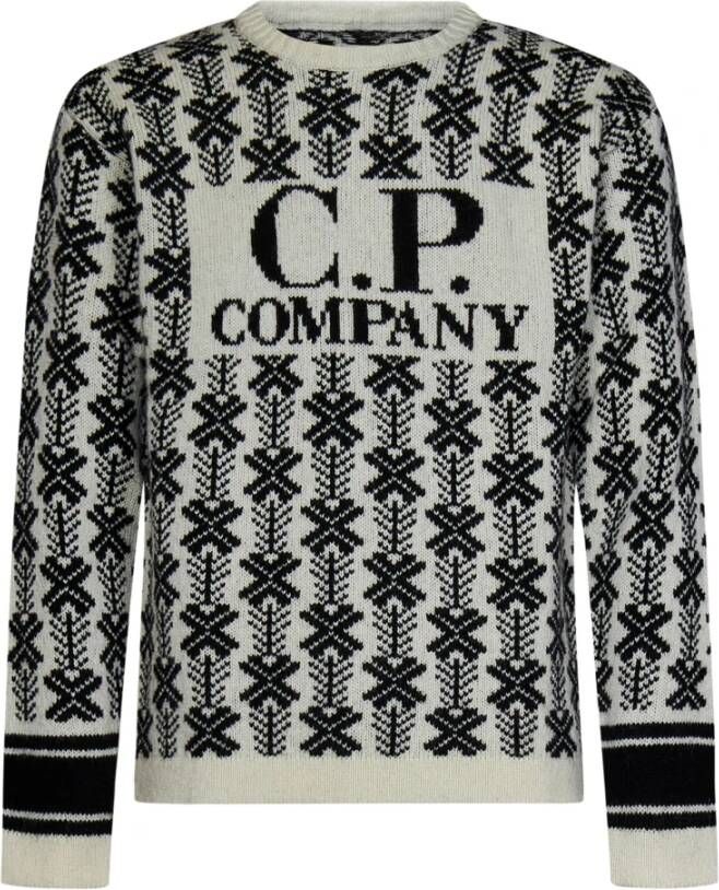 C.P. Company Round-neck Knitwear Wit Heren