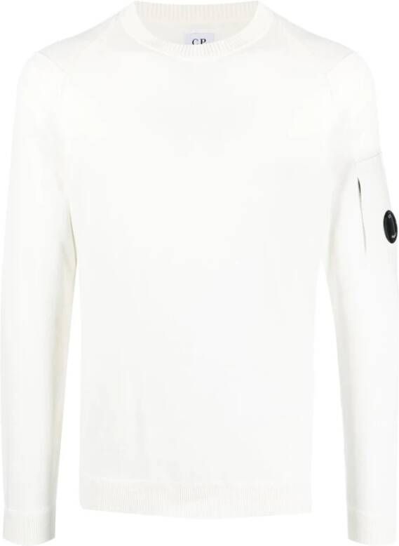 C.P. Company Sea Island Katoenen Sweatshirt White Heren