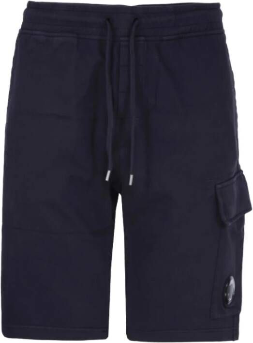 C.P. Company Donkerblauwe Bermuda Shorts van Katoen Blauw Heren