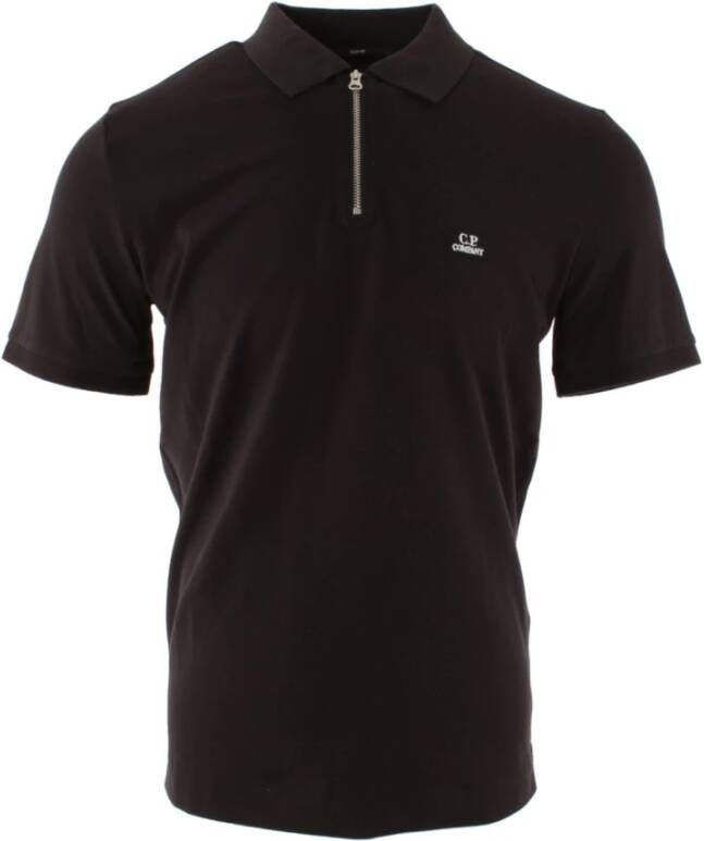 C.P. Company Slim Fit Polo Shirt Zwart Heren