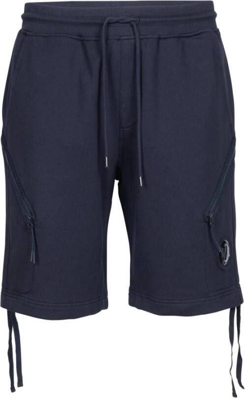 C.P. Company Stijlvolle Blauwe Casual Shorts voor de Zomer Blauw Heren