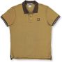 C.P. Company Stijlvolle Polo Shirt met Uniek Vigoré Effect Bruin Heren - Thumbnail 1
