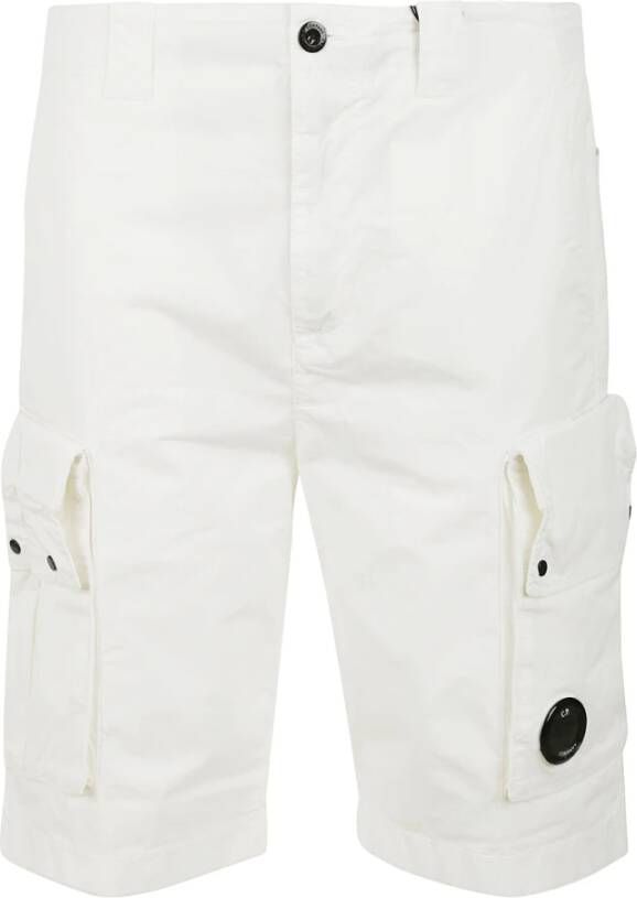 C.P. Company Stijlvolle witte shorts voor heren White Heren