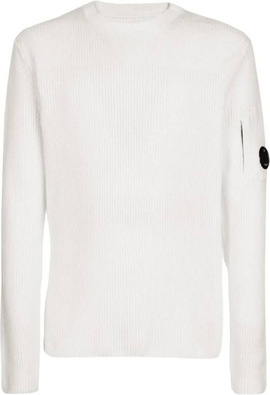 C.P. Company Witte Sea Island Katoenen Trui White Heren
