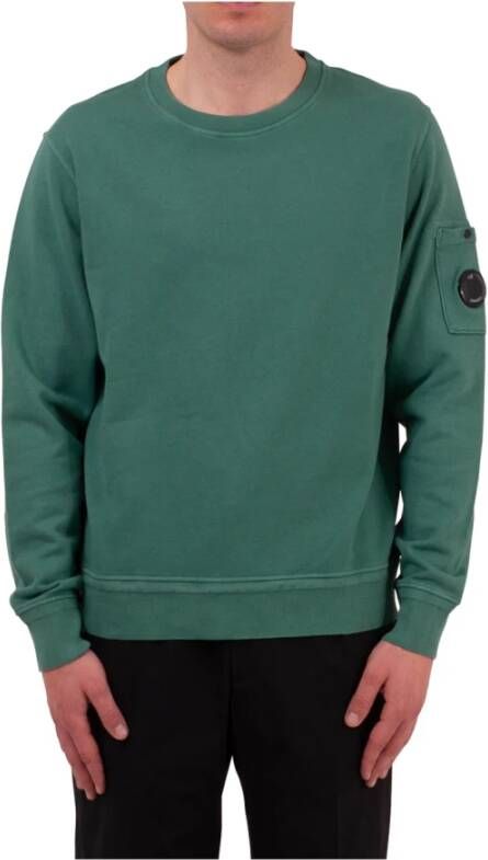 C.P. Company CO Stof Sweatshirt Stijlvol en Comfortabel Green Heren
