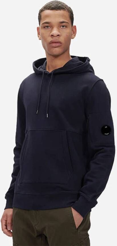 C.P. Company Sweatshirt Sweat Hooded 12Cmss023A005086W888 Blauw Heren