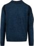 C.P. Company Lichtblauwe Sweaters met Moulinée Design Blauw Heren - Thumbnail 1