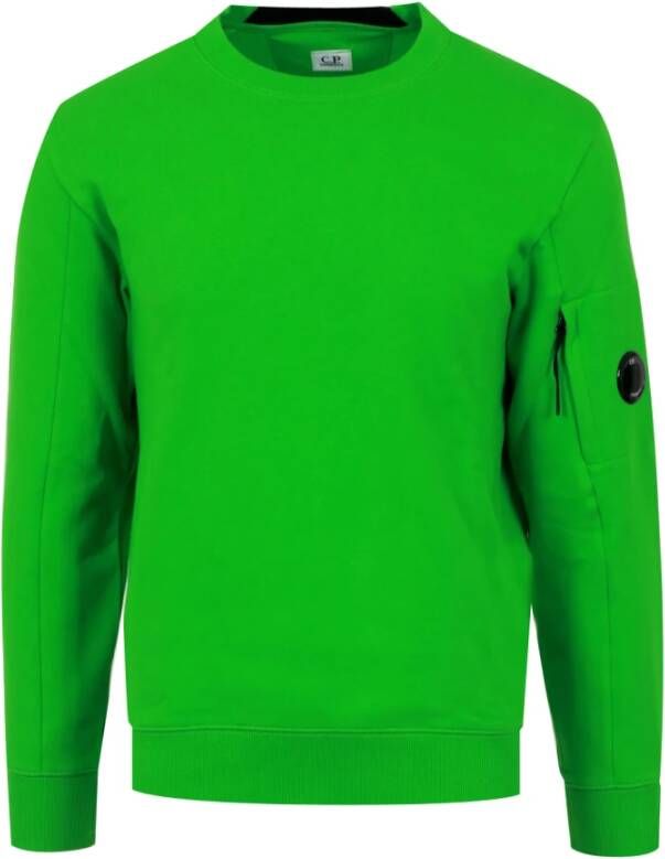 C.P. Company Groene Crewneck Sweatshirt met Lenszak Green Heren