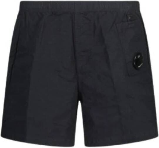 C.P. Company Casual Shorts voor Mannen Beachwear Boxer Black Heren