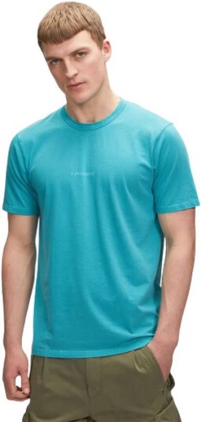 C.P. Company T-shirt met relaxed fit en logo voor heren Blauw Heren