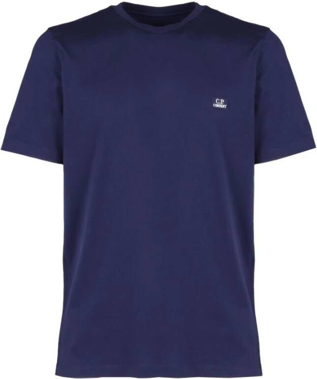 C.P. Company Blauw Katoenen T-shirt voor Heren Blauw Heren