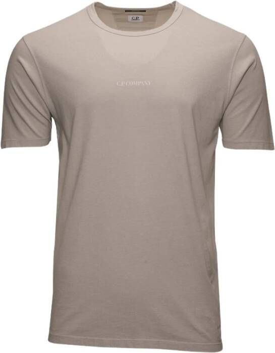 C.P. Company Casual Jersey T-shirt met ronde hals Gray Heren