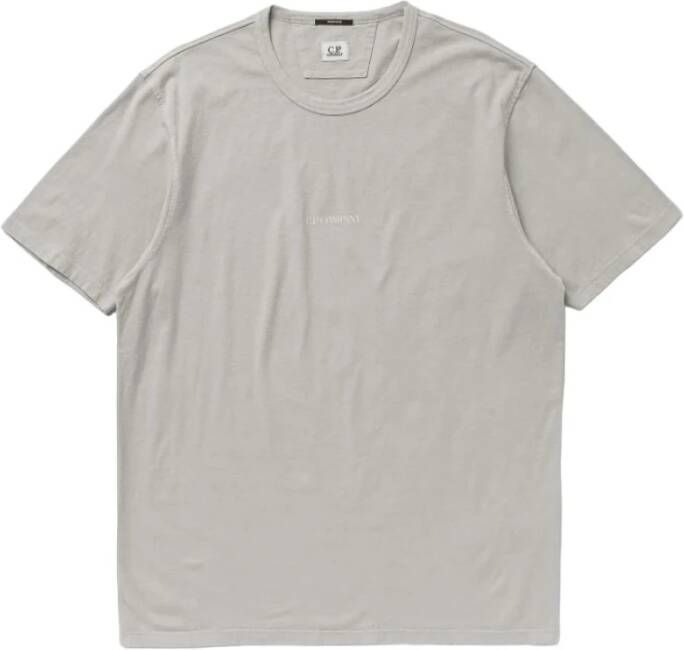 C.P. Company Casual Jersey T-shirt met ronde hals Gray Heren